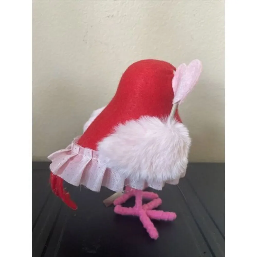 Target Spritz Valentine's Day 2022 Featherly Friends Fabric‎ Bird Carmine Tutu